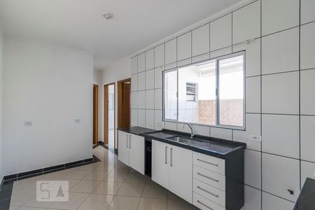 Cozinha de apartamento à venda com 2 quartos, 50m² em Parque Novo Oratório, Santo André