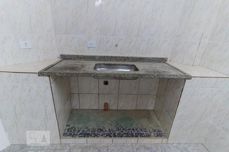 Detalhe cozinha de casa para alugar com 1 quarto, 73m² em Vila Nova Pauliceia, São Paulo