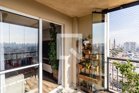 Varanda Gourmet da Sala de apartamento para alugar com 3 quartos, 85m² em Ipiranga, São Paulo