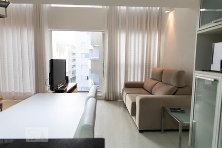 Sala de apartamento à venda com 1 quarto, 56m² em Bela Vista, São Paulo