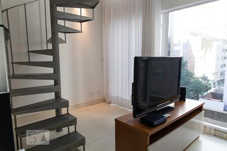 Sala de apartamento à venda com 1 quarto, 56m² em Bela Vista, São Paulo