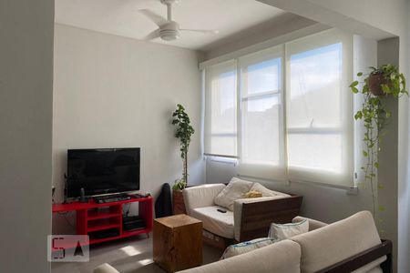 Sala de apartamento para alugar com 2 quartos, 88m² em Humaitá, Rio de Janeiro