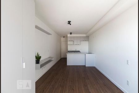 Sala e Quarto de kitnet/studio para alugar com 1 quarto, 28m² em Mirandópolis, São Paulo