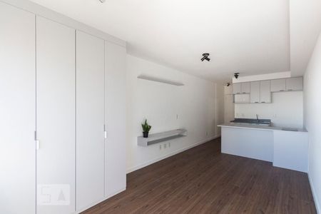 Sala e Quarto de kitnet/studio para alugar com 1 quarto, 28m² em Mirandópolis, São Paulo