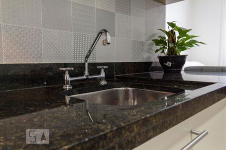 Detalhe da Cozinha de kitnet/studio para alugar com 1 quarto, 26m² em Bethaville I, Barueri