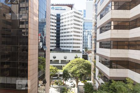 Vista do Quarto de apartamento para alugar com 1 quarto, 36m² em Jardim Paulista, São Paulo