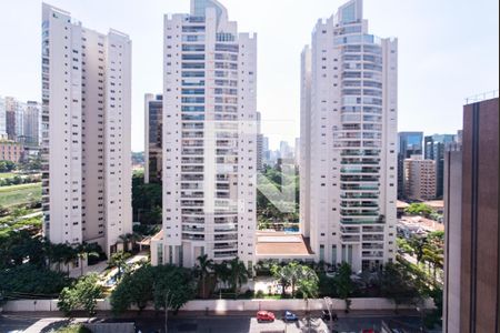 Sala - Vista de apartamento para alugar com 1 quarto, 50m² em Cidade Monções, São Paulo