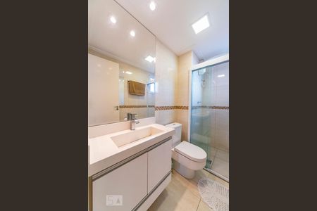 Banheiro de apartamento para alugar com 2 quartos, 55m² em Vila Homero Thon, Santo André