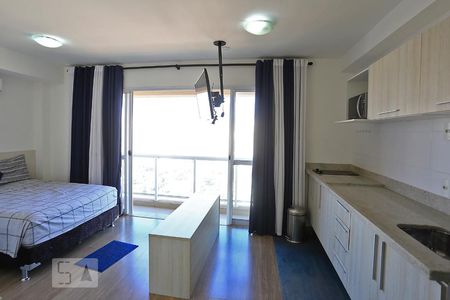 Cozinha de kitnet/studio para alugar com 1 quarto, 32m² em Brooklin Paulista, São Paulo