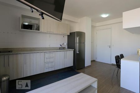 Cozinha de kitnet/studio para alugar com 1 quarto, 32m² em Brooklin Paulista, São Paulo