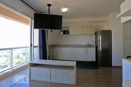 Cozinha de kitnet/studio para alugar com 1 quarto, 32m² em Brooklin Paulista, São Paulo