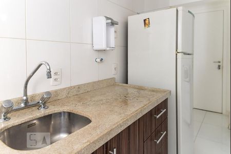 Cozinha de apartamento à venda com 1 quarto, 32m² em Bela Vista, São Paulo