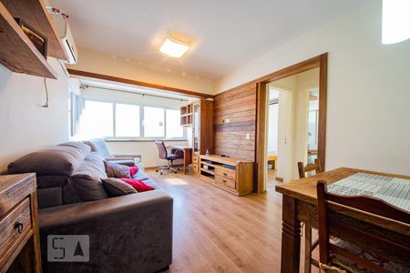 Sala de apartamento à venda com 1 quarto, 50m² em Bom Jesus, Porto Alegre