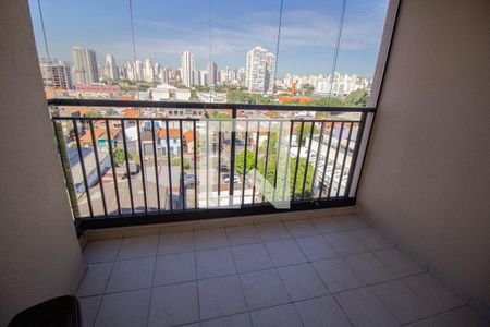 Varanda da Sala de apartamento à venda com 2 quartos, 59m² em Barra Funda, São Paulo