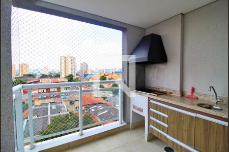 Varanda Gourmet de apartamento para alugar com 2 quartos, 65m² em Vila Pires, Santo André