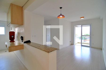 Sala/Cozinha de apartamento para alugar com 2 quartos, 65m² em Vila Pires, Santo André