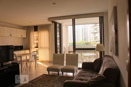Sala de apartamento à venda com 2 quartos, 100m² em Barra da Tijuca, Rio de Janeiro