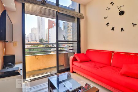 Sala de apartamento à venda com 1 quarto, 45m² em Pinheiros, São Paulo