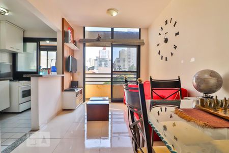 Sala de apartamento à venda com 1 quarto, 45m² em Pinheiros, São Paulo