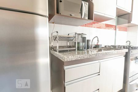 Cozinha de apartamento à venda com 2 quartos, 48m² em Vila Bela Vista (zona Norte), São Paulo