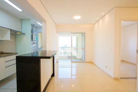 Sala de apartamento para alugar com 2 quartos, 57m² em Vila Homero Thon, Santo André