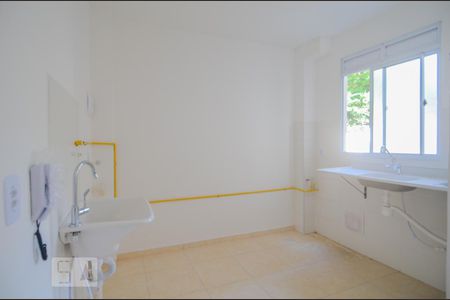 Cozinha de apartamento para alugar com 1 quarto, 40m² em Vila Nova, Porto Alegre