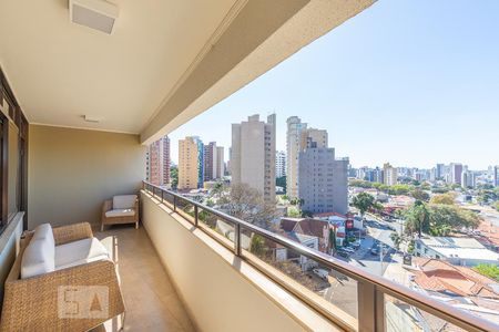 Sacada da sala de apartamento para alugar com 2 quartos, 190m² em Cambuí, Campinas