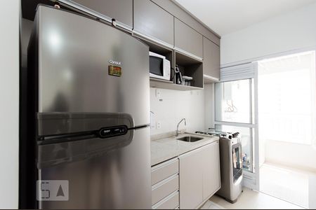 Cozinha de apartamento à venda com 1 quarto, 45m² em Santa Efigênia, São Paulo