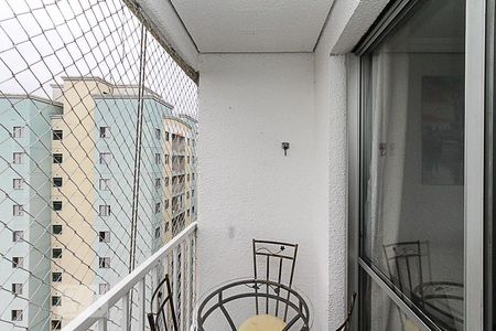 Varanda da Sala de apartamento para alugar com 2 quartos, 55m² em Brás, São Paulo