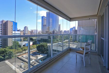 Varanda de kitnet/studio para alugar com 1 quarto, 50m² em Vila Gertrudes, São Paulo