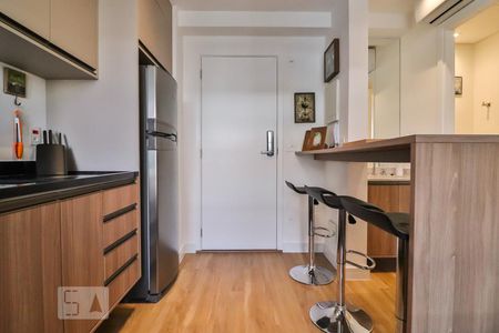 Cozinha de kitnet/studio à venda com 1 quarto, 30m² em Pinheiros, São Paulo