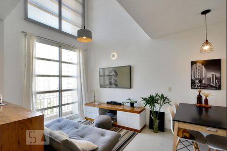 Sala de apartamento para alugar com 1 quarto, 51m² em Perdizes, São Paulo