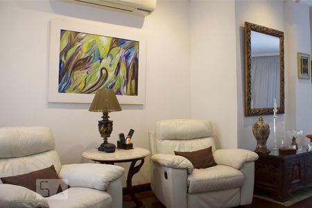 Sala de Estar de apartamento à venda com 5 quartos, 380m² em Barra da Tijuca, Rio de Janeiro