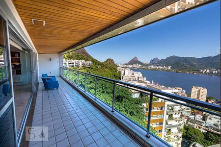 Varanda de apartamento para alugar com 4 quartos, 282m² em Lagoa, Rio de Janeiro