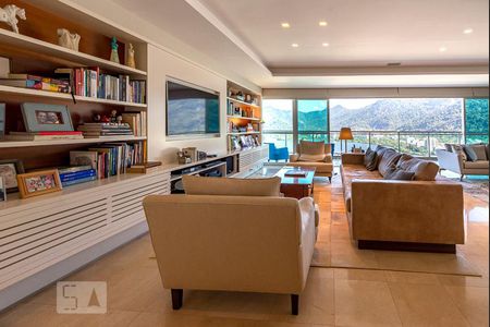 Sala de apartamento para alugar com 4 quartos, 282m² em Lagoa, Rio de Janeiro