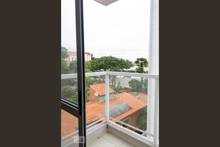 Varanda da Sala de apartamento à venda com 1 quarto, 42m² em Vila Alpina, Santo André