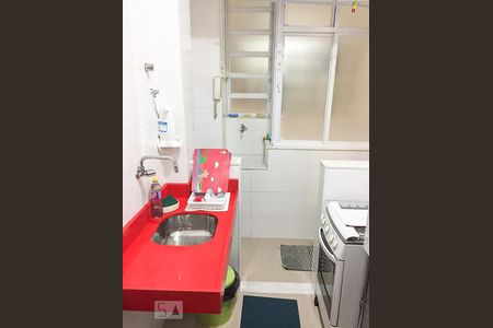 Cozinha de apartamento para alugar com 2 quartos, 50m² em Botafogo, Rio de Janeiro