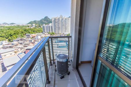 Varanda da Sala de apartamento para alugar com 1 quarto, 35m² em Jacarepaguá, Rio de Janeiro