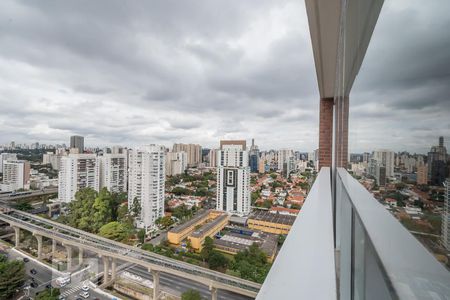 Vista de kitnet/studio para alugar com 1 quarto, 42m² em Cidade Monções, São Paulo