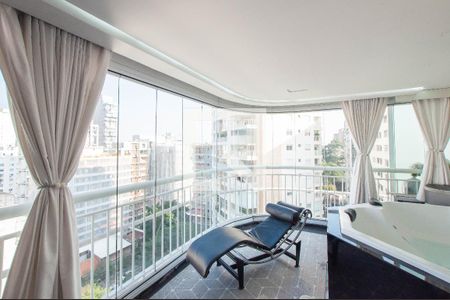 Varanda de apartamento para alugar com 1 quarto, 100m² em Cerqueira César, São Paulo