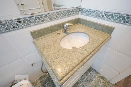 Detalhe banheiro de casa para alugar com 2 quartos, 100m² em Parque São Jorge, São Paulo