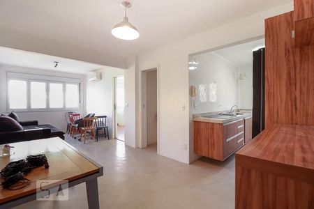 Sala de apartamento à venda com 1 quarto, 60m² em Pinheiros, São Paulo