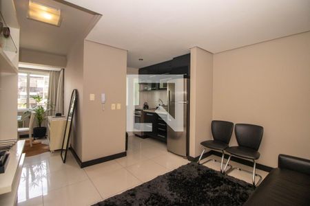 Sala de apartamento à venda com 1 quarto, 49m² em Independência, Porto Alegre