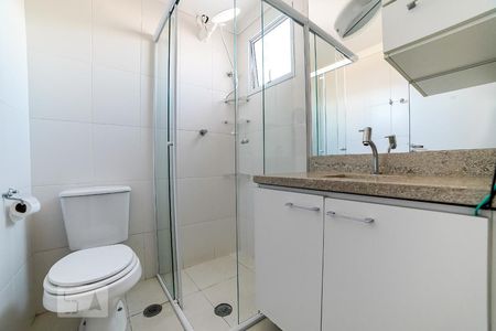 Banheiro da Suíte de apartamento à venda com 2 quartos, 60m² em Vila Mazzei, São Paulo