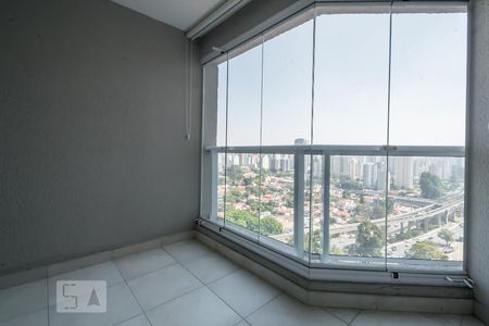 Varanda  de apartamento à venda com 1 quarto, 49m² em Campo Belo, São Paulo