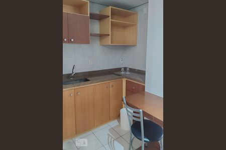 Cozinha de kitnet/studio à venda com 1 quarto, 44m² em Centro, Santo André