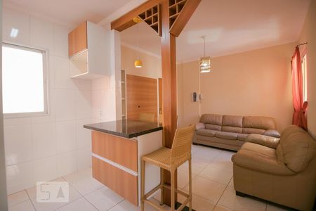 Sala e Cozinha de apartamento para alugar com 2 quartos, 48m² em Jardim Bela Vista, Campinas