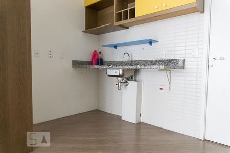 Cozinha de kitnet/studio à venda com 1 quarto, 38m² em Centro, São Paulo