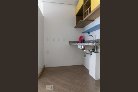 Cozinha de kitnet/studio à venda com 1 quarto, 38m² em Centro, São Paulo