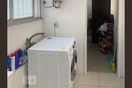 Área de serviço e cozinha de apartamento à venda com 1 quarto, 55m² em Andaraí, Rio de Janeiro